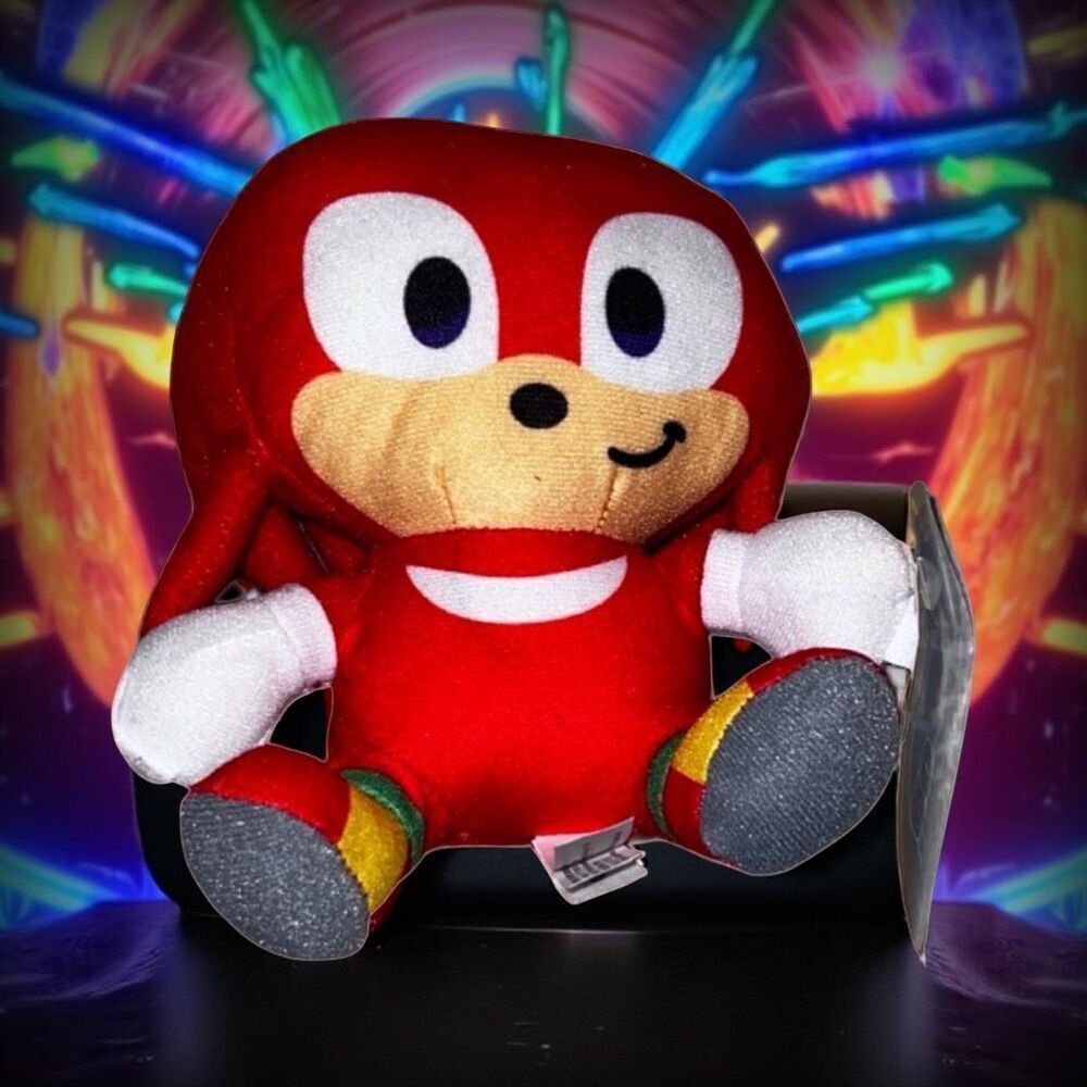 NWT Toy Factory Sonic the Hedgehog 6 Inch Toy Sonic, Knuckles Plush P22